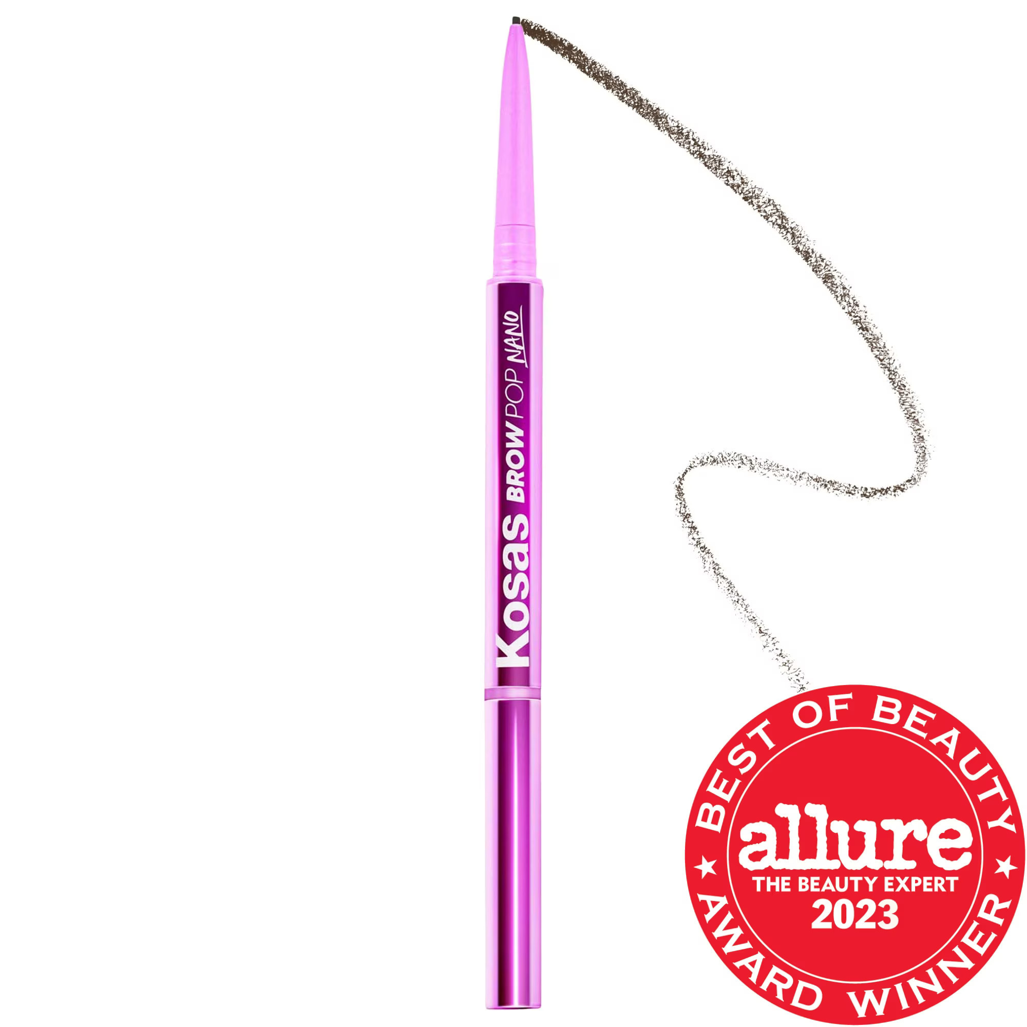 Kosas Brow Pop Nano Ultra-Fine Detailing + Feathering Eyebrow Pencil Brown Black 0.001 oz / 0.03 g | Sephora (US)