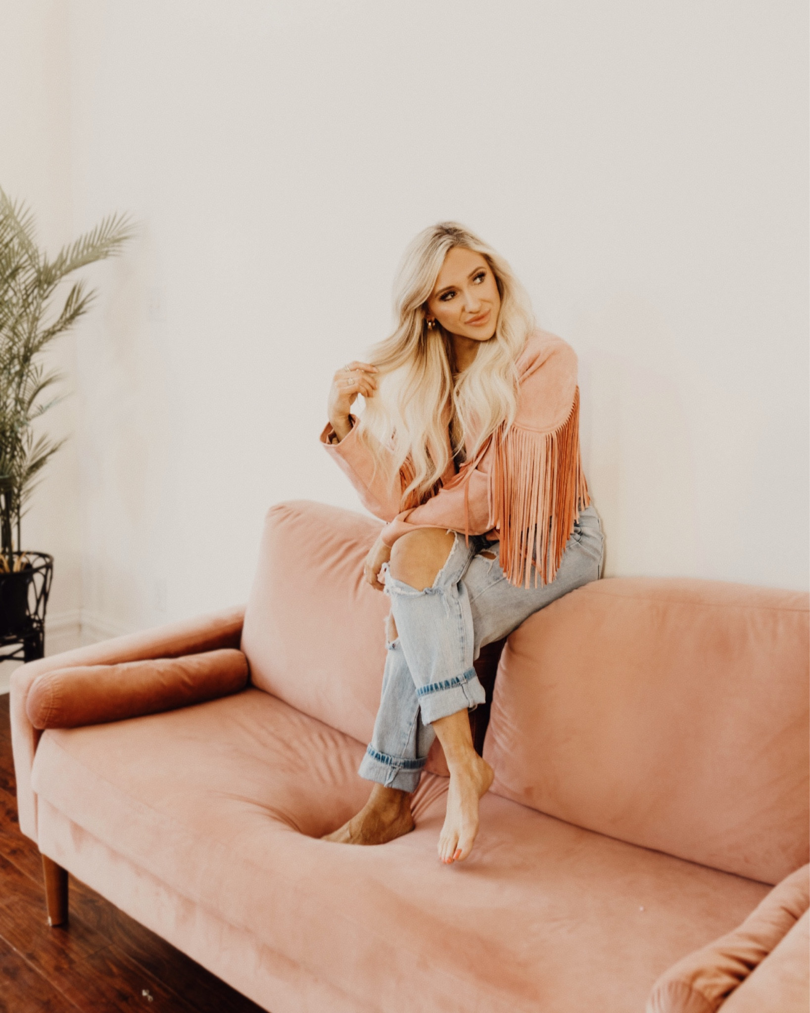 the cutest fringe jacket from @cavenders 💓✨

#LTKgrwm #LTKootd #LTKValentine