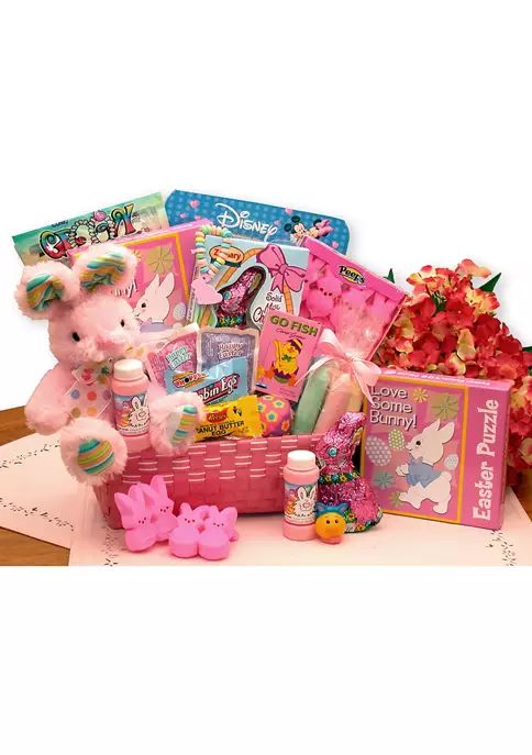 Little Cottontails Easter Activity Easter Basket - Pink | Belk