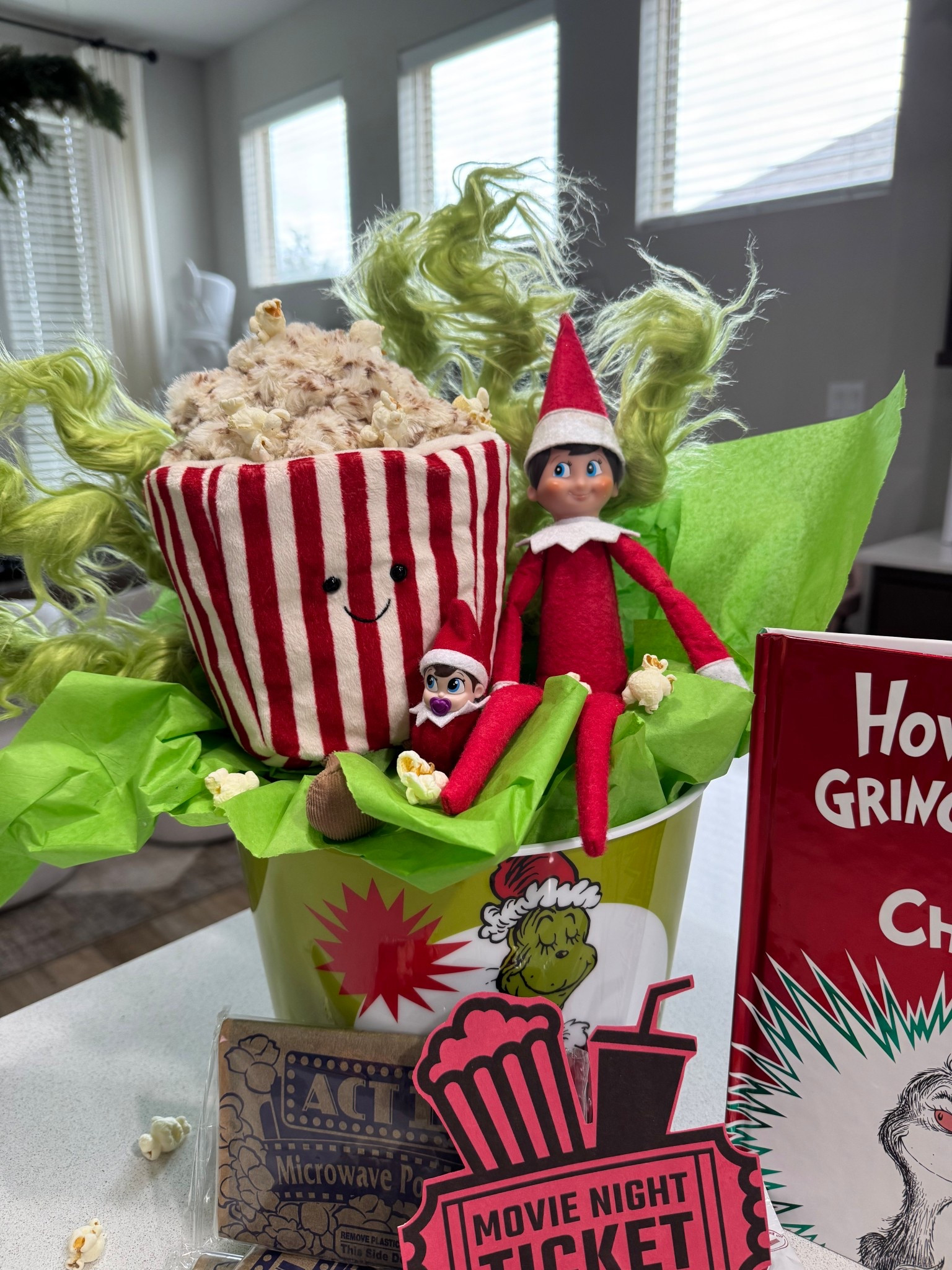 Elf of the shelf idea..The Grinch movie night! We’re turning this into a 3 day event. 
Day 1 - The Grinch movie and book night 
Day 2 - The Grinch (linked him) will kidnap our elf and attempt to steal Christmas. We’ll leave Dr. Seuss inspired clues around the house (thanks chat gpt) for our son to find our elf
Day 3 - kidnapping and rescuing is a lot of work so we’ll be relaxing and our elf will bring Christmas pajamas! 

#LTKSeasonal #LTKKids #LTKHoliday