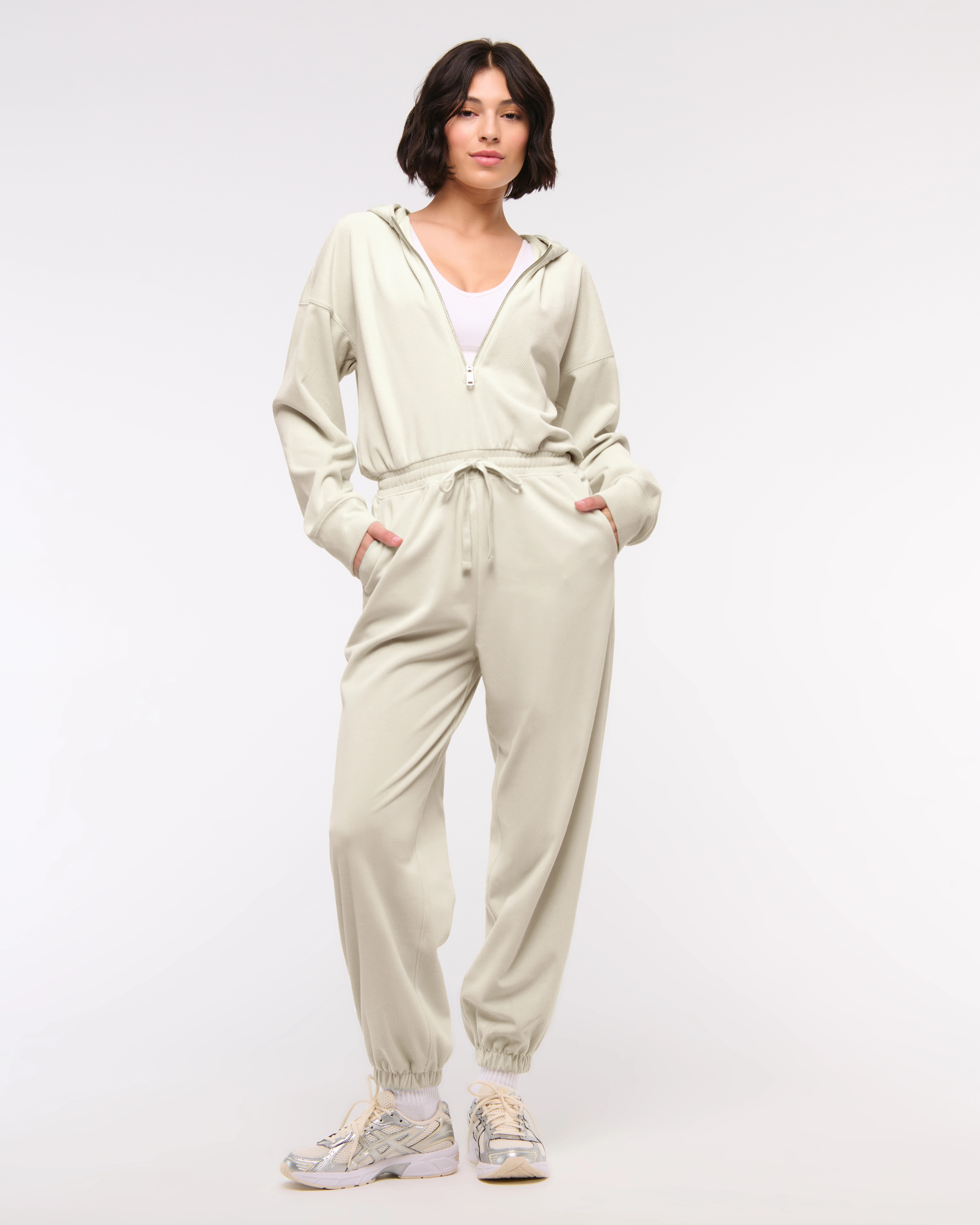 YPB Soft Hooded Jumpsuit | Abercrombie & Fitch (US)