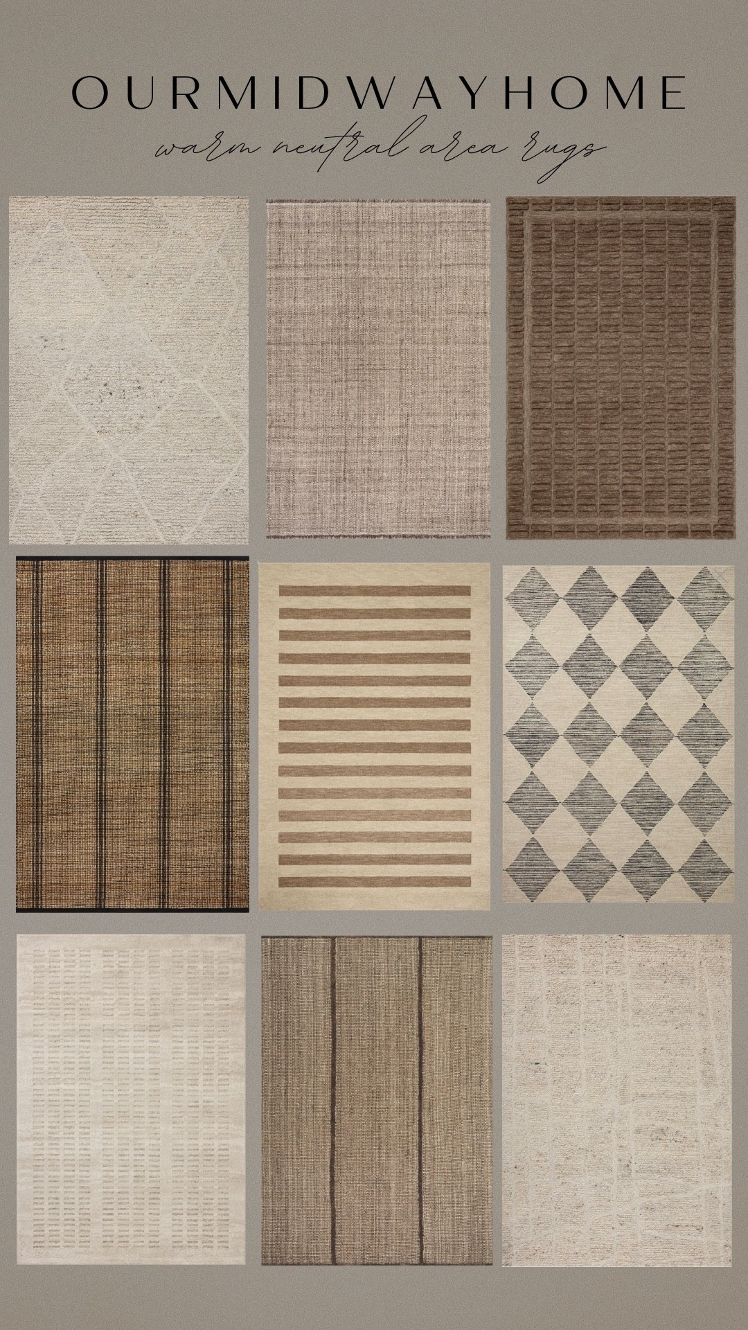 #ad The easiest and most impactful way to refresh a space for fall is to swap your area rug 🤎 I’m leaning into warm tones, cozy textures, and patterns that add interest without overwhelming the space. Here’s a collection of my current favorite warm, neutral rugs all from @Wayfair! 

#wayfair #wayfairpartner