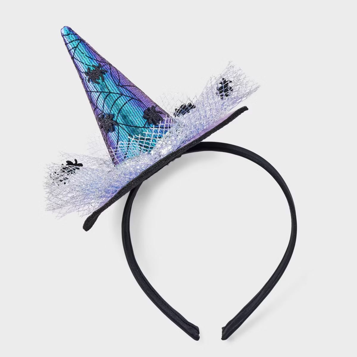 Halloween Witch Hat Headband - Blue/Black | Target