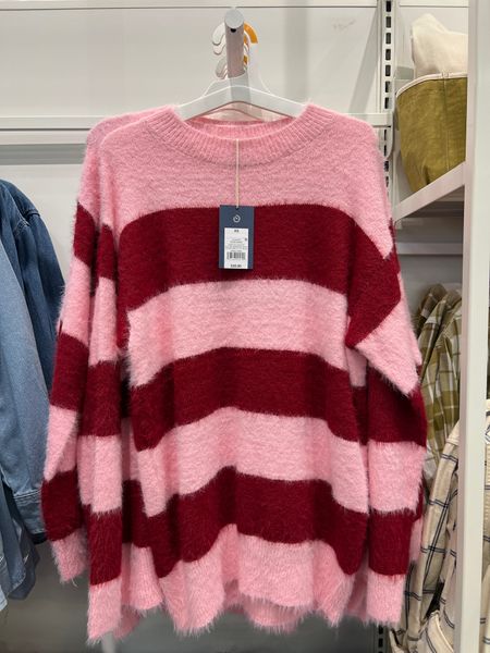 Fuzzy Tunic Pullover Sweater at Targett

#LTKstyletip