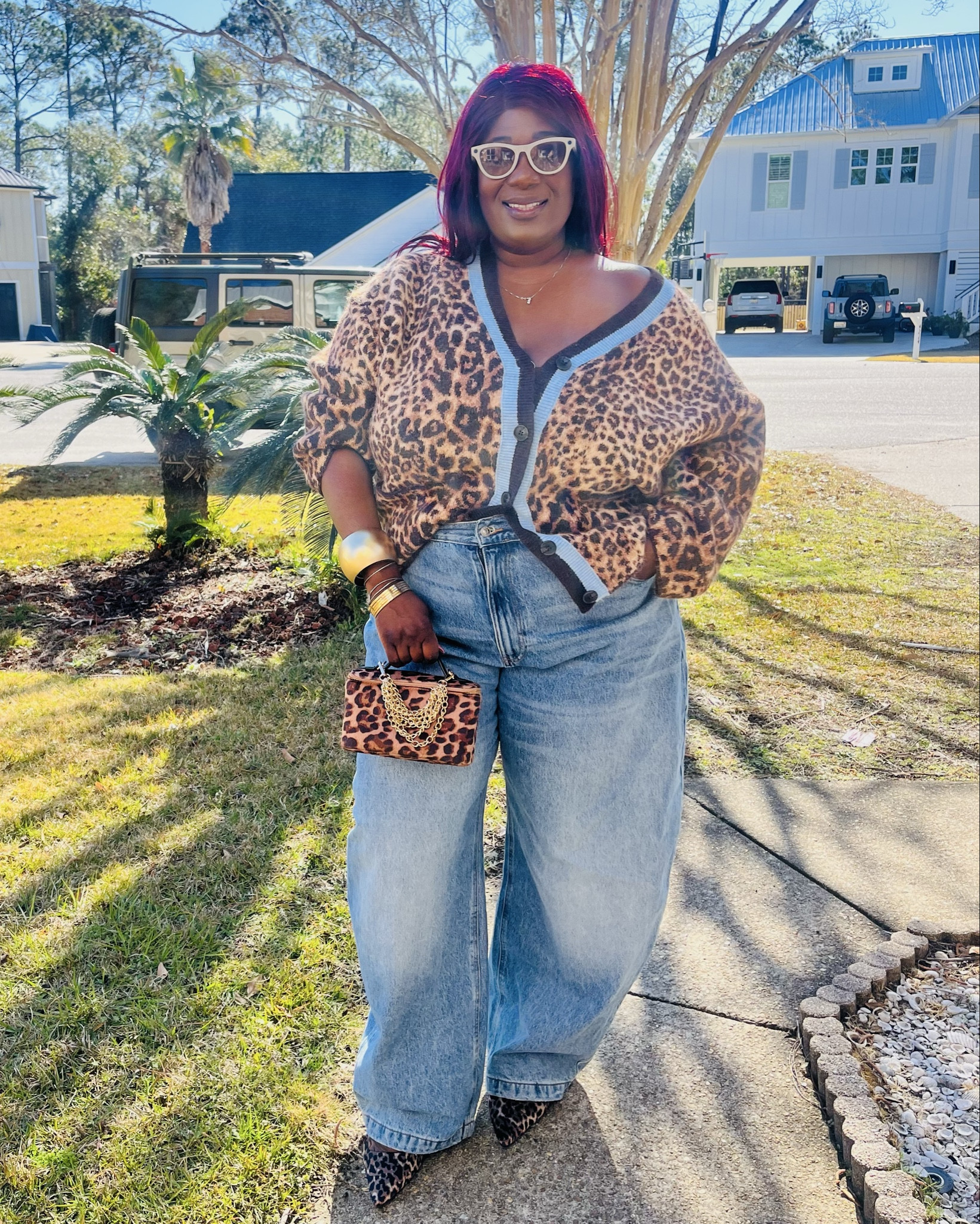 My KBB leopard cardigan OOTD

#LTKootd #LTKgrwm #LTKPlusSize