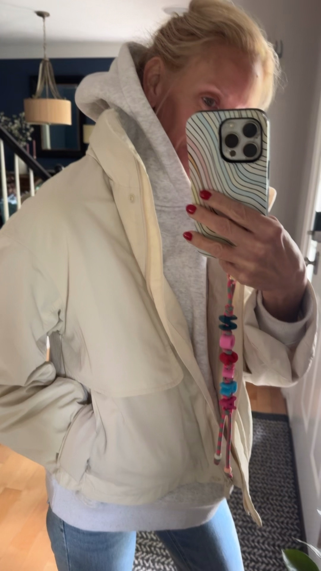 Spring jacket 
Lightweight and has a hidden hood
@lululemon

#LTKOver40 #LTKSeasonal #LTKmomlife