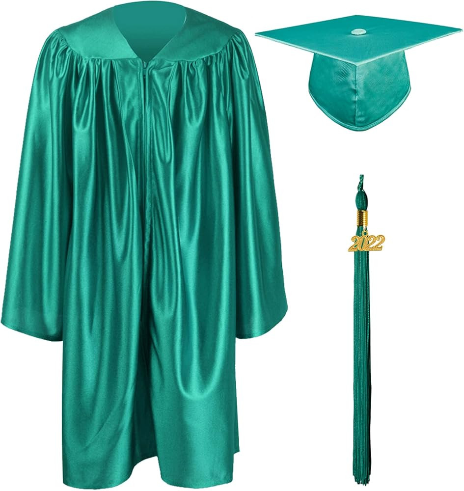 GraduationMall Shiny Kindergarten & Preschool Graduation Gown Cap Set with 2022 Tassel | Amazon (US)