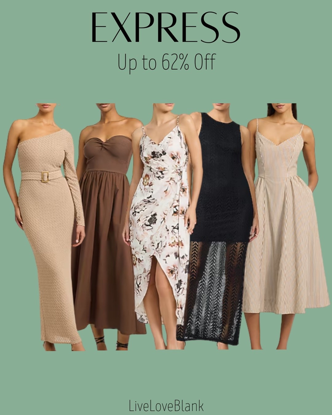 Express sale save up to 62%
Special event dresses
Wedding guest dresses 
Vacation dresses

#LTKSaleAlert #LTKSeasonal #LTKWedding