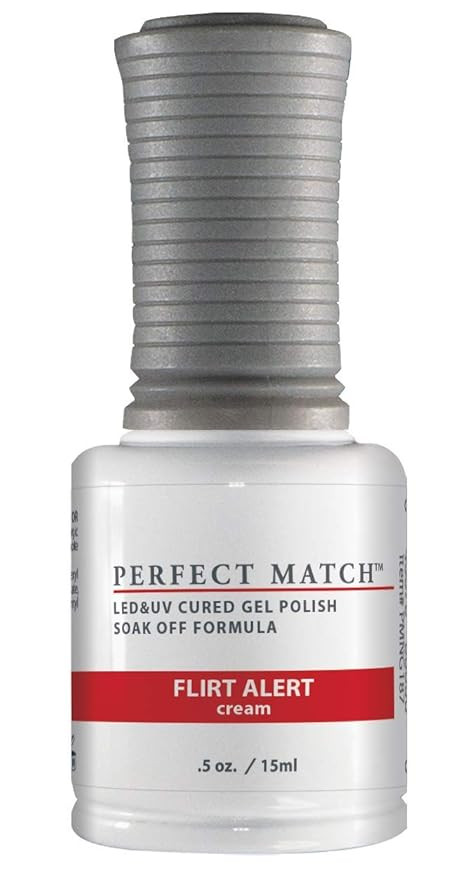 LeChat Perfect Match Gel Polish, Flirt Alert, 0.5 Ounce (PMS187) | Amazon (US)