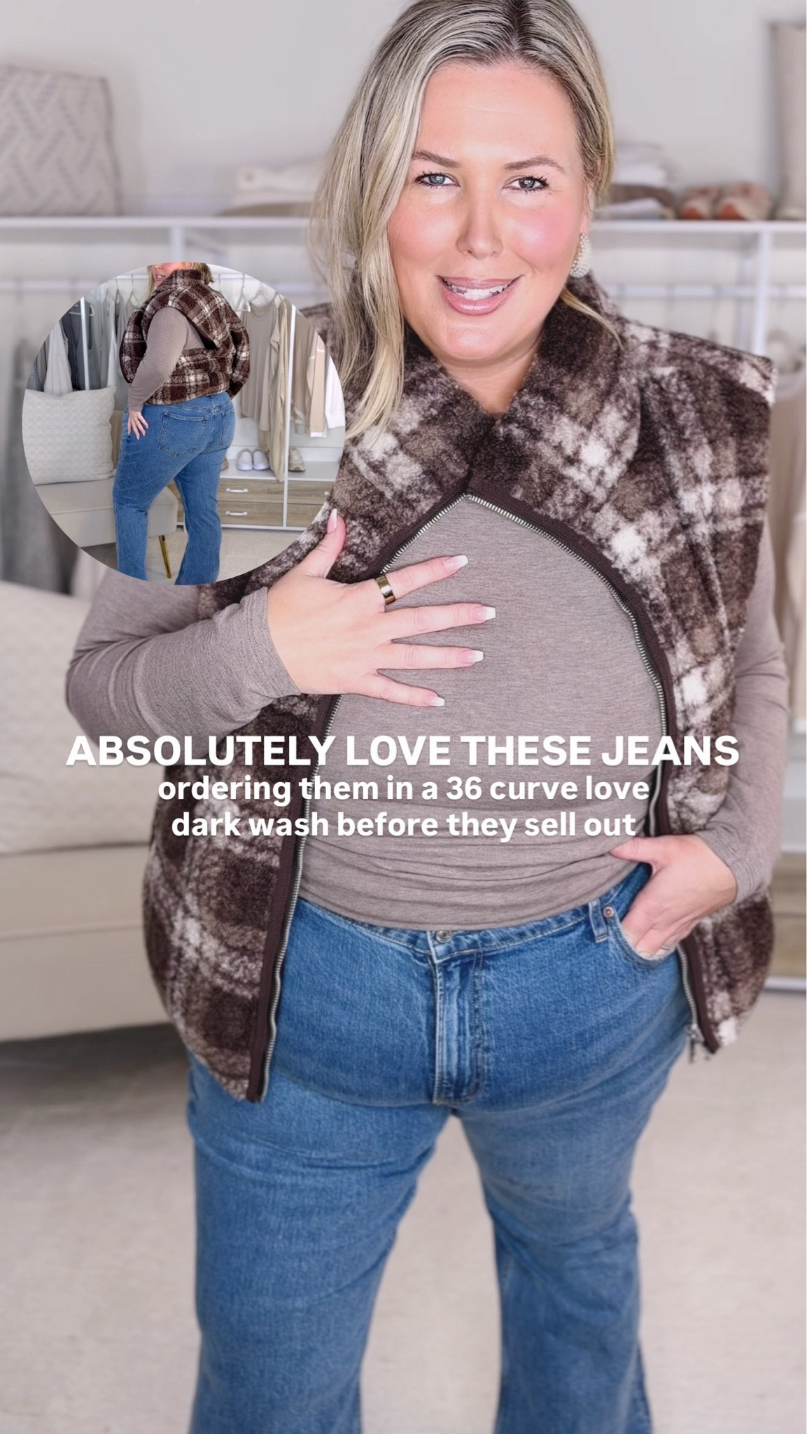 Use code AFLTK thru 10/11 !!! Wearing xxl and 35 curve love but I’m
Going to try 36 for more belly
Room! @abercrombie