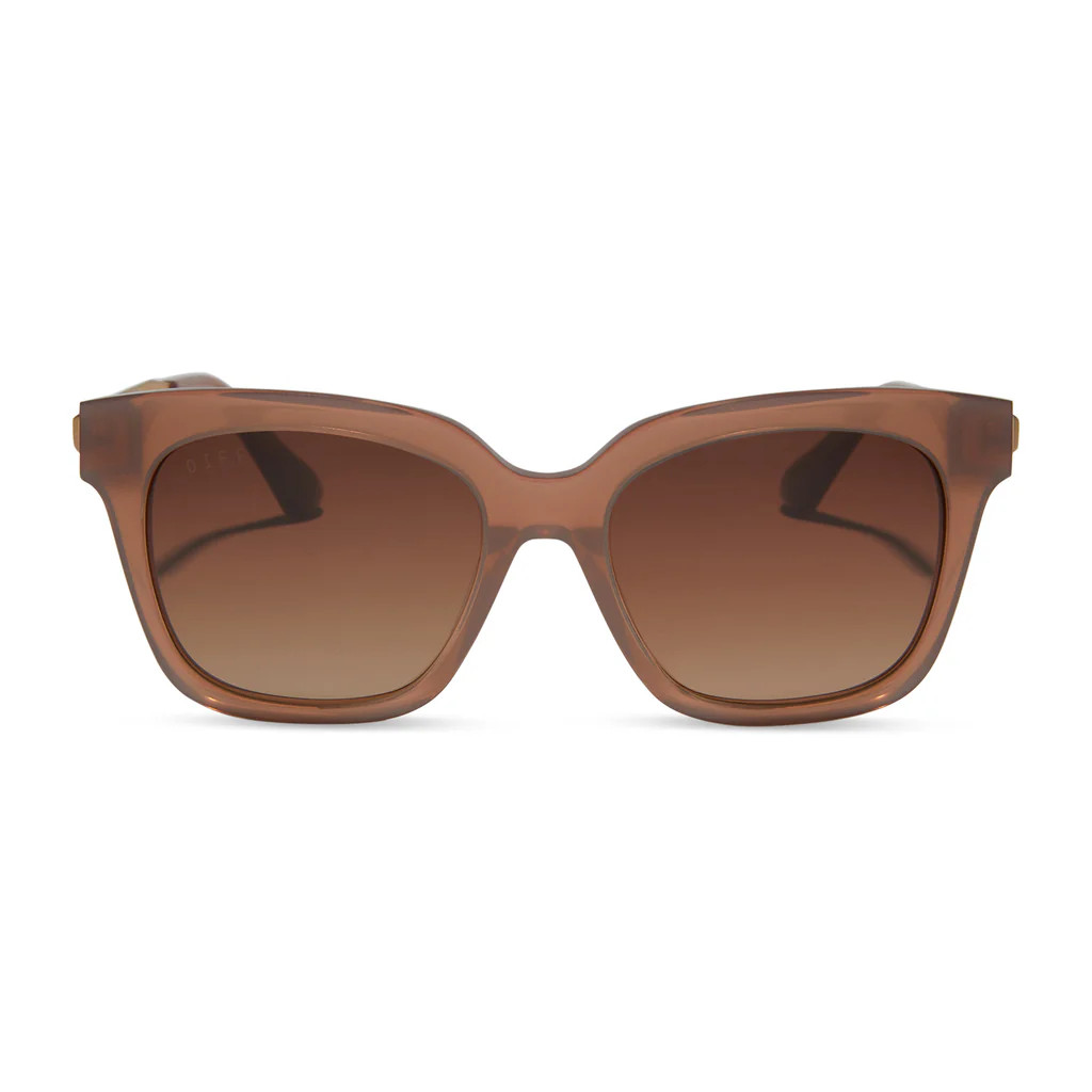 BELLA XS - MACCHIATO + BROWN GRADIENT + POLARIZED SUNGLASSES | DIFF Eyewear