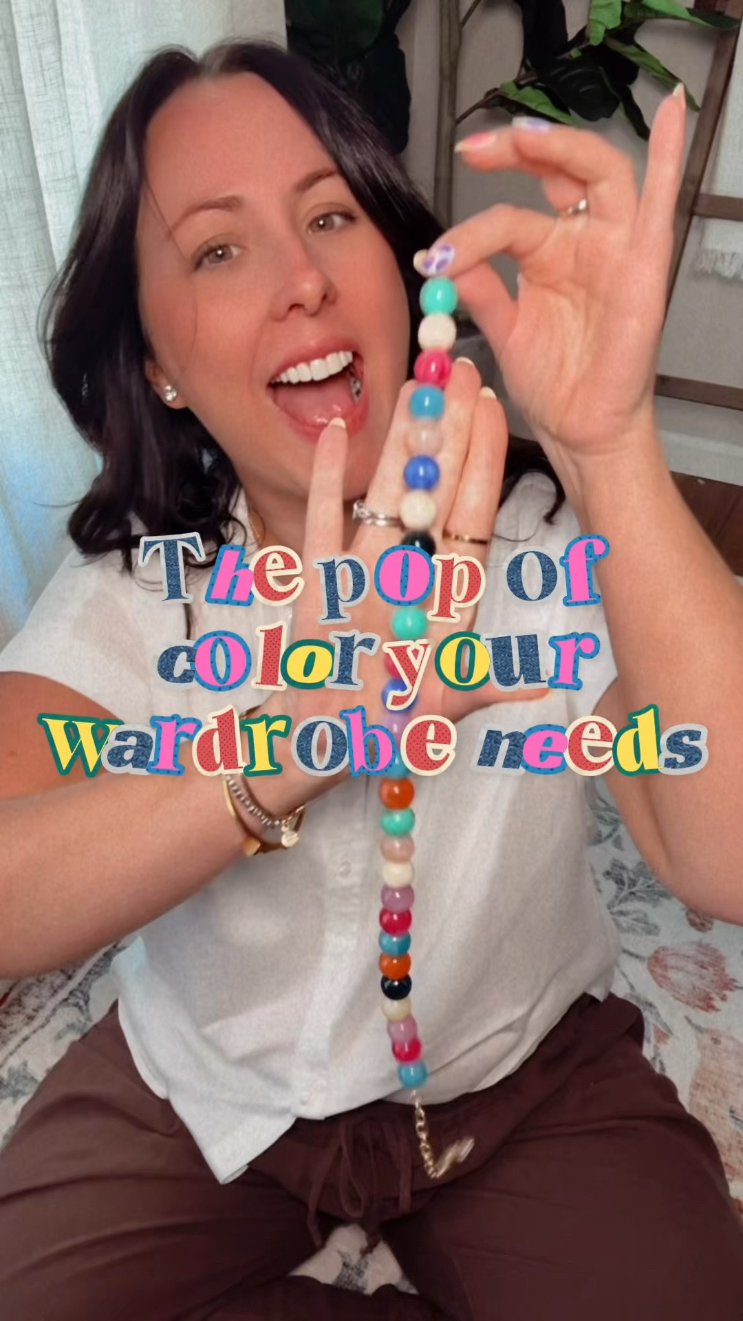 The pop of color your outfit needs this summer 💖☀️ #amazonfinds #amazon #amazonfashion #necklace