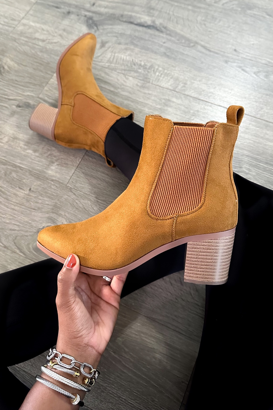 Boots(gift): Great neutral pair of boots. I love the short heel height(2.5”) on these boots & easy to walk in. I went with my normal size.

#LTKSeasonal #LTKsalealert #LTKshoecrush