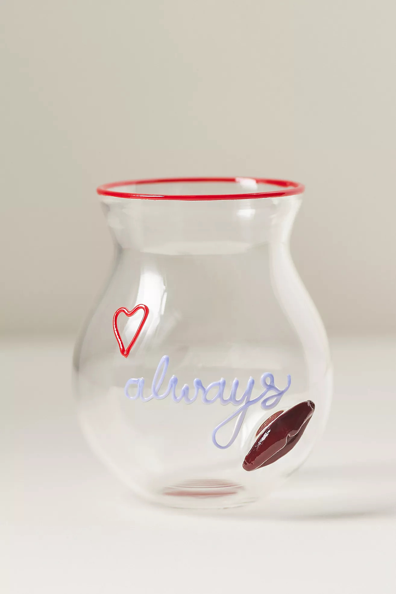 Love Notes Glass Vase | Anthropologie (US)