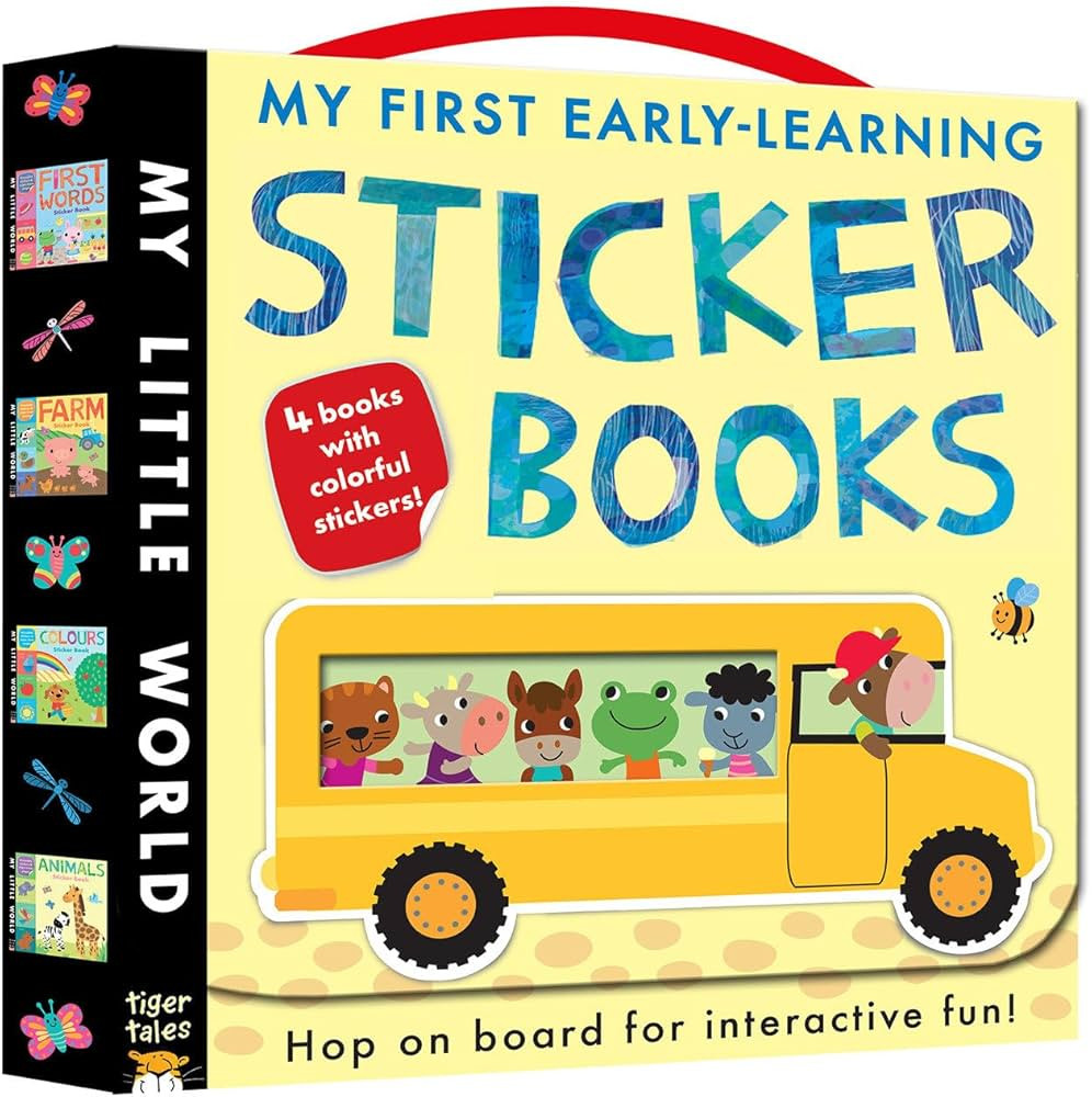 My First Early-Learning Sticker Books Boxed Set: 4 Books with Colorful Stickers! (My Little World... | Amazon (US)