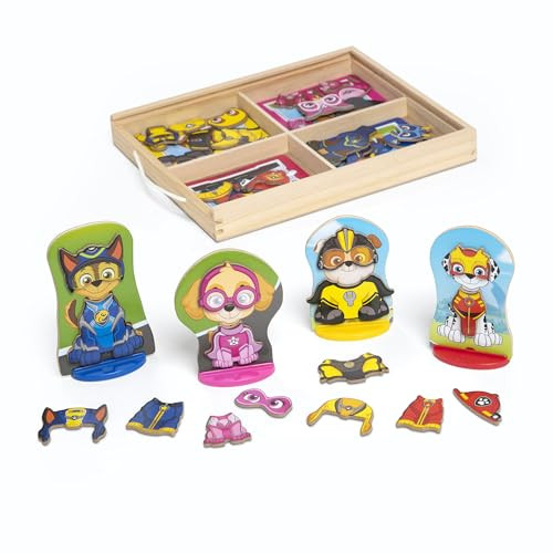 Melissa & Doug PAW Patrol Wooden Magnetic Pretend Play (64 Pieces) | Amazon (US)