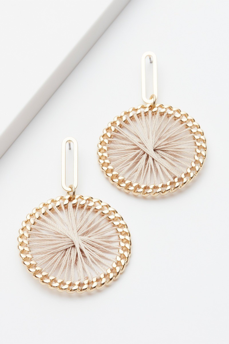 EVEREVE Kaylie Thread Inset Earring | EVEREVE | Evereve