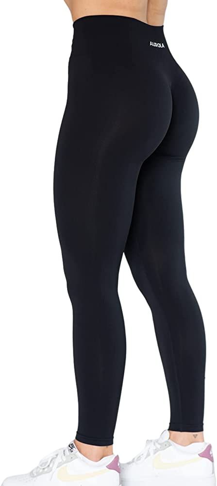 AUROLA Dream Collection Workout Leggings for Women High Waist Seamless Scrunch Athletic Running G... | Amazon (US)