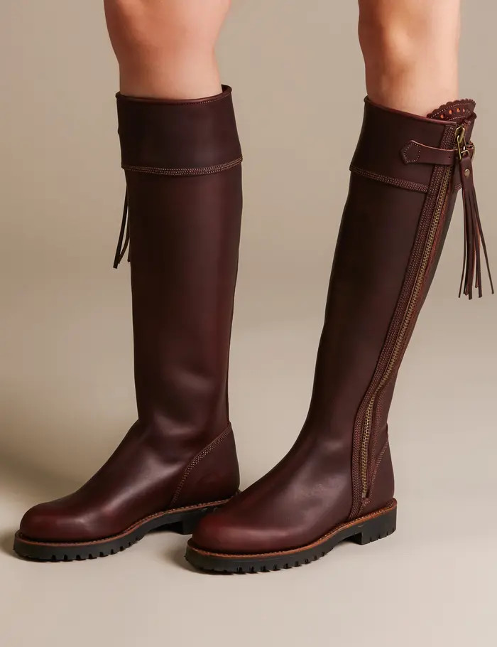Tassel Knee High Boot (Women) | Nordstrom