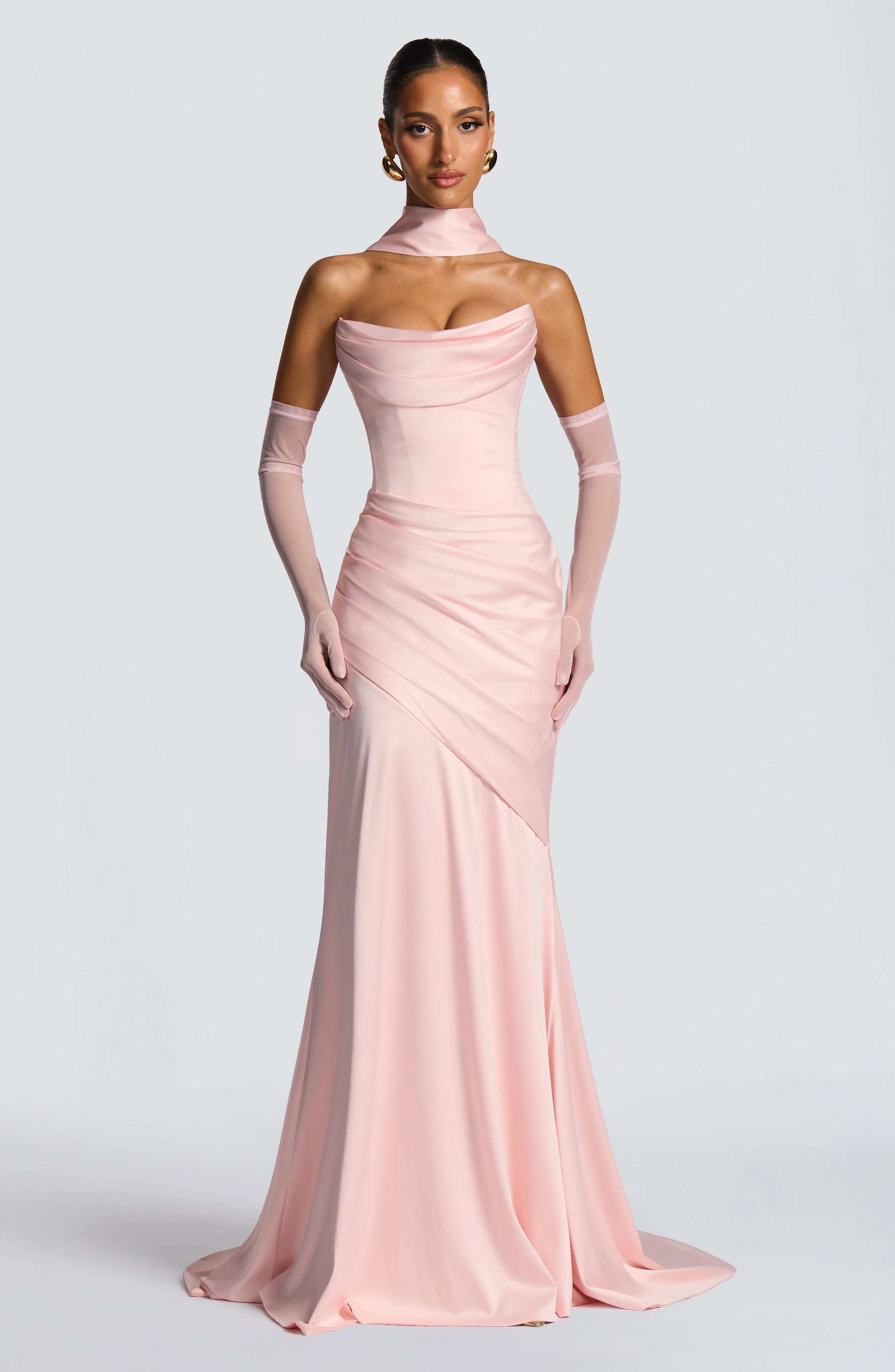 Kensington Maxi Dress - Blush | Babyboo (global)