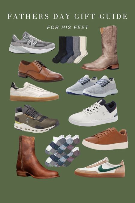 Everything dad could need for his feet! A good pair of socks and shoes for any and all occasions! 

#LTKMens #LTKGiftGuide #LTKShoeCrush