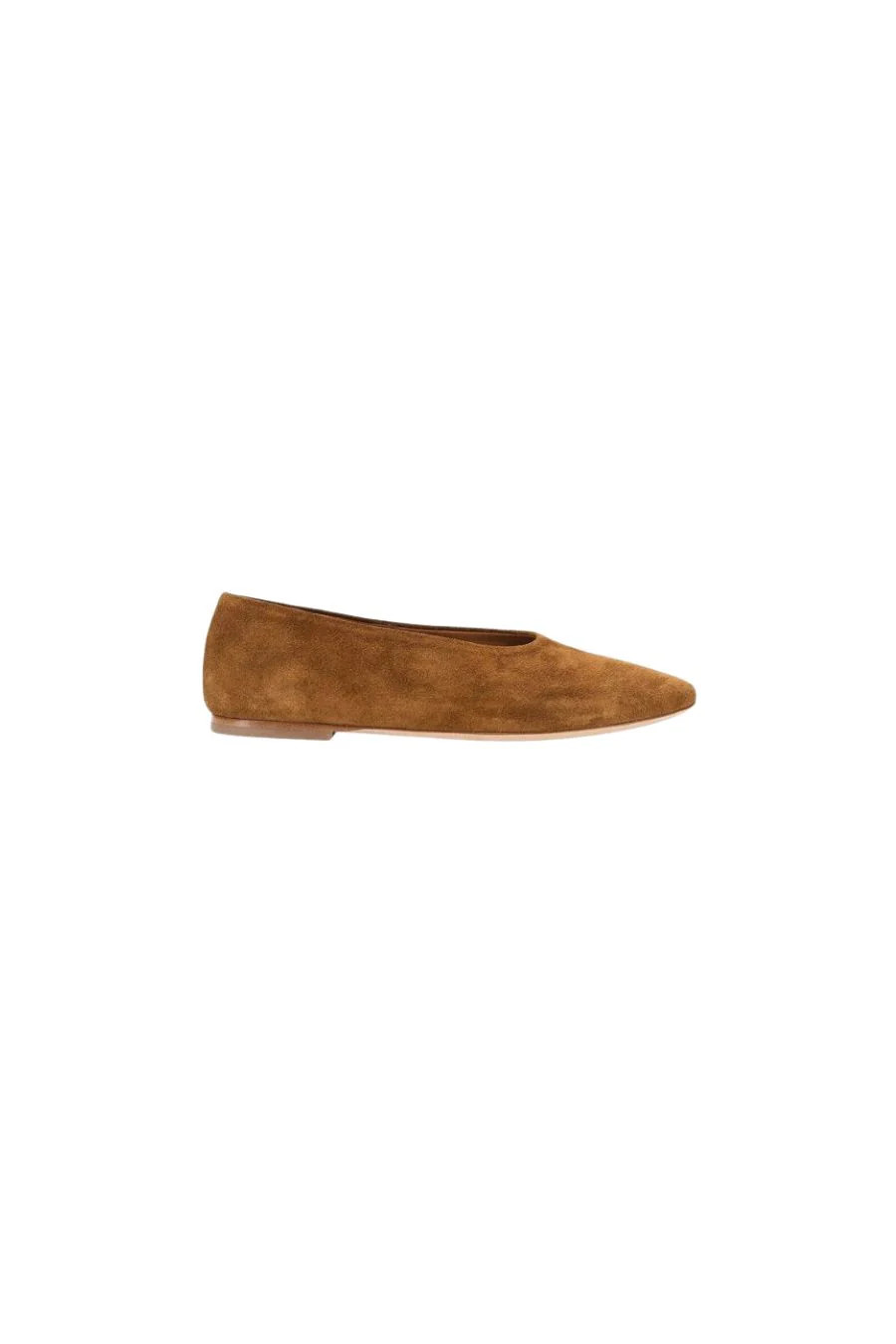Alba Ballet Flat in Tan | Bunny & Babe