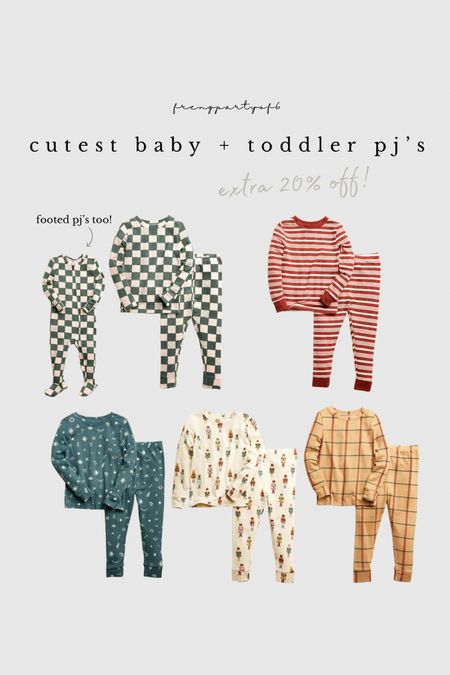 Baby and toddler pajama set on sale for $12!! Use code GOSHOP15 to save! Loving the checkered print and nutcrackers! 😍

#LTKCyberWeek #LTKbaby #LTKsalealert