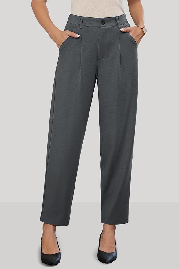 Arach&Cloz Women's Stretch Wrinkle-Free Comfort Ankle Work Pants Fall 2025 | Amazon (US)