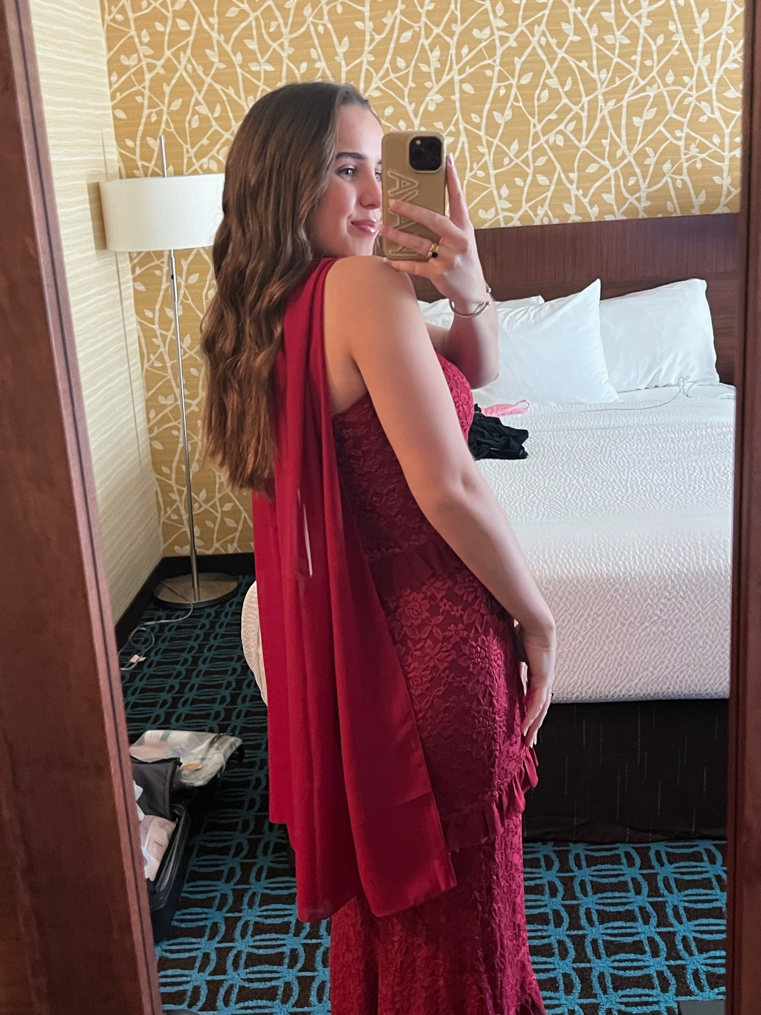 One of my childhood best friends got married yesterday!!!! I decided to go with a maroon dress in honor of her & hubby’s school - A&M 🍾💍 10000% recommend this shawl I found on Amazon for any occasion because it added so much to the look & I wore it so many different ways through the night + can be used for a little warmth 😉 xoxo 

#LTKWedding #LTKParties #LTKStyleTip