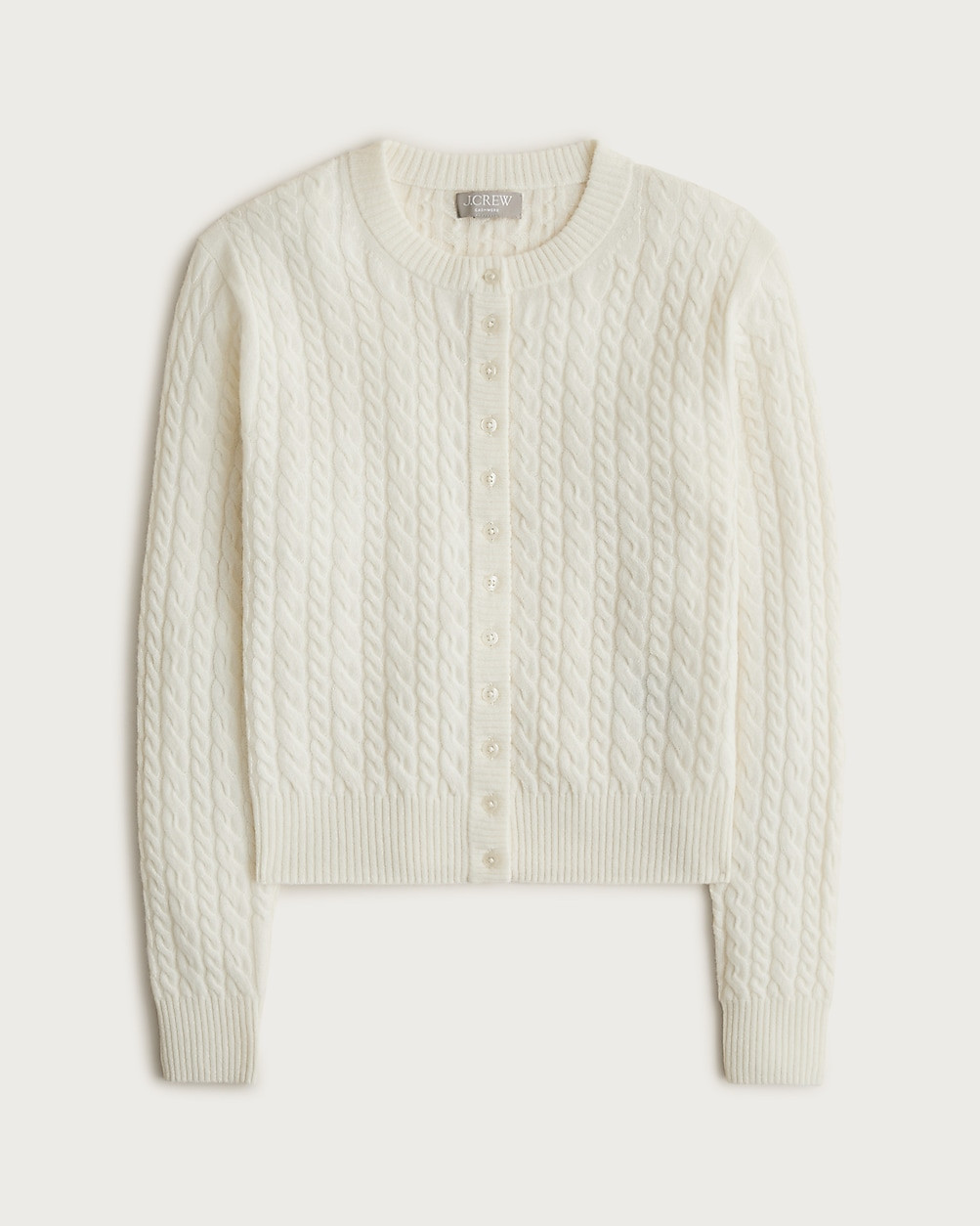 Perfect cashmere cable-knit cardigan | J. Crew US