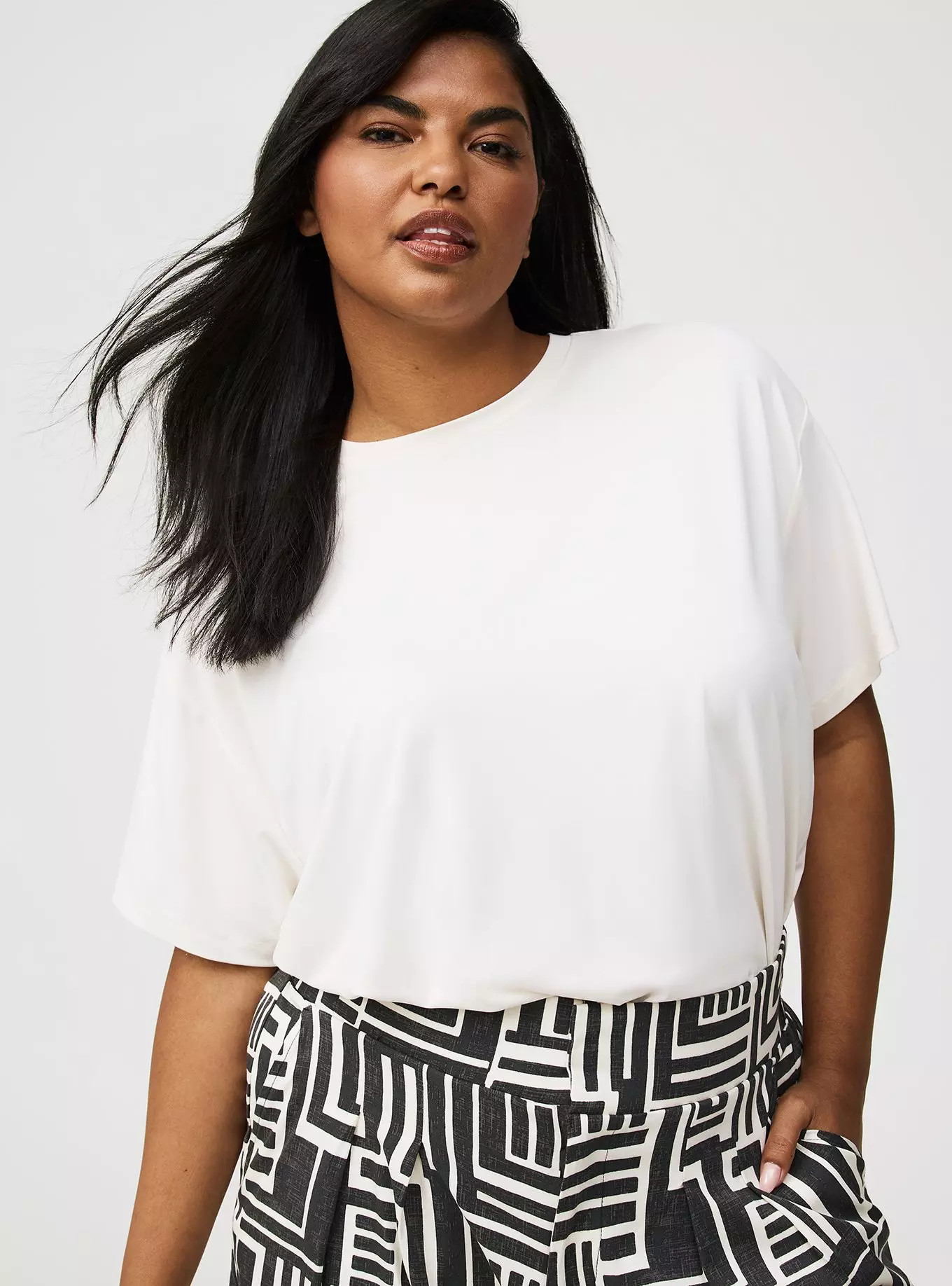 Sandwash Crew Relaxed Tee | Torrid (US & Canada)