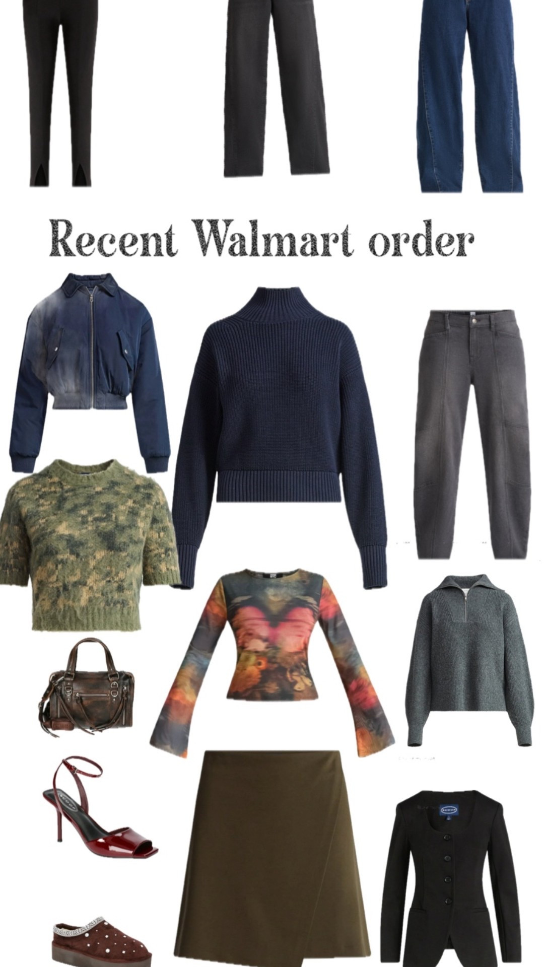 My recent Walmart order of all their new fall. Fashion is so good.

#LTKFindsUnder50 #LTKStyleTip #LTKMidsize