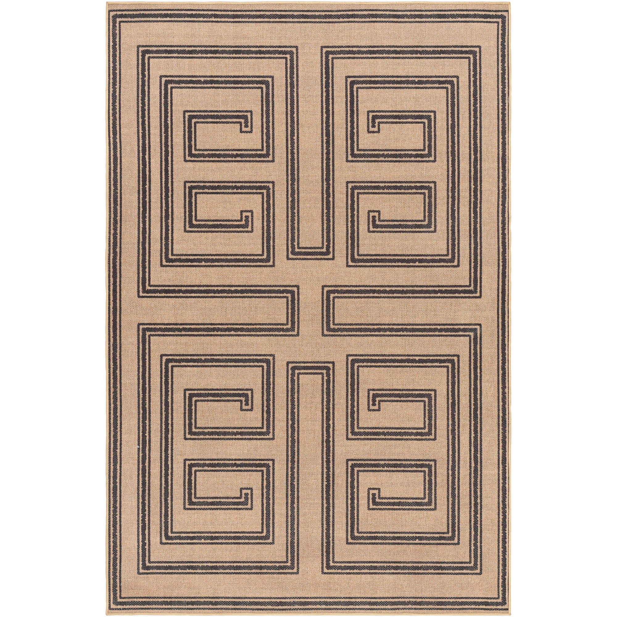 Hauteloom Coty Recycled Material Hallway, Kitchen Machine Washable Runner Rug - Brown, Black, Gra... | Walmart (US)
