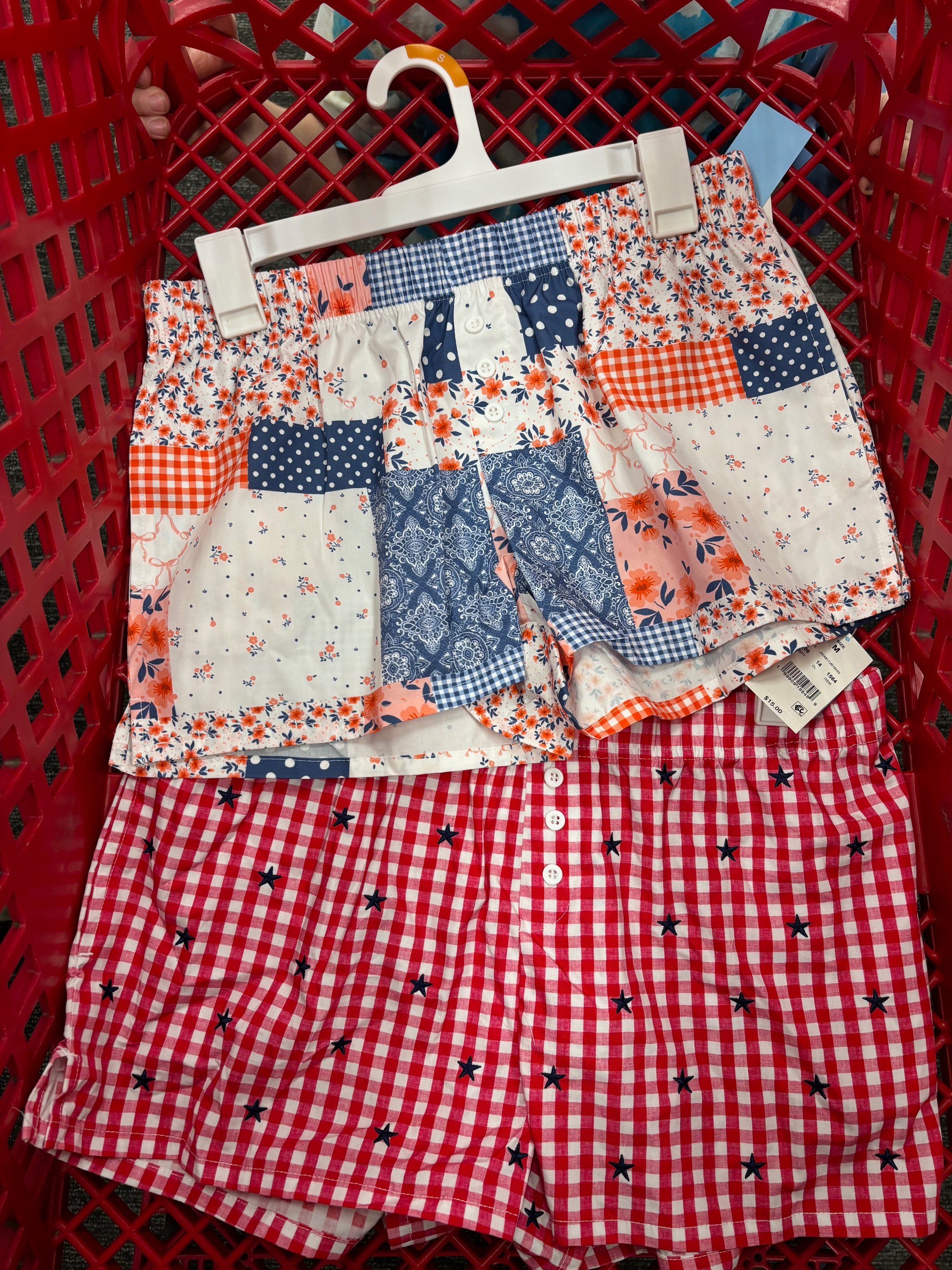 Target find. These Zoe + Liv graphic pull on shorts are such a fun red, white, and blue option and perfect for an easy summer outfit. 

 #LTKSeasonal #LTKActive #LTKMidsize