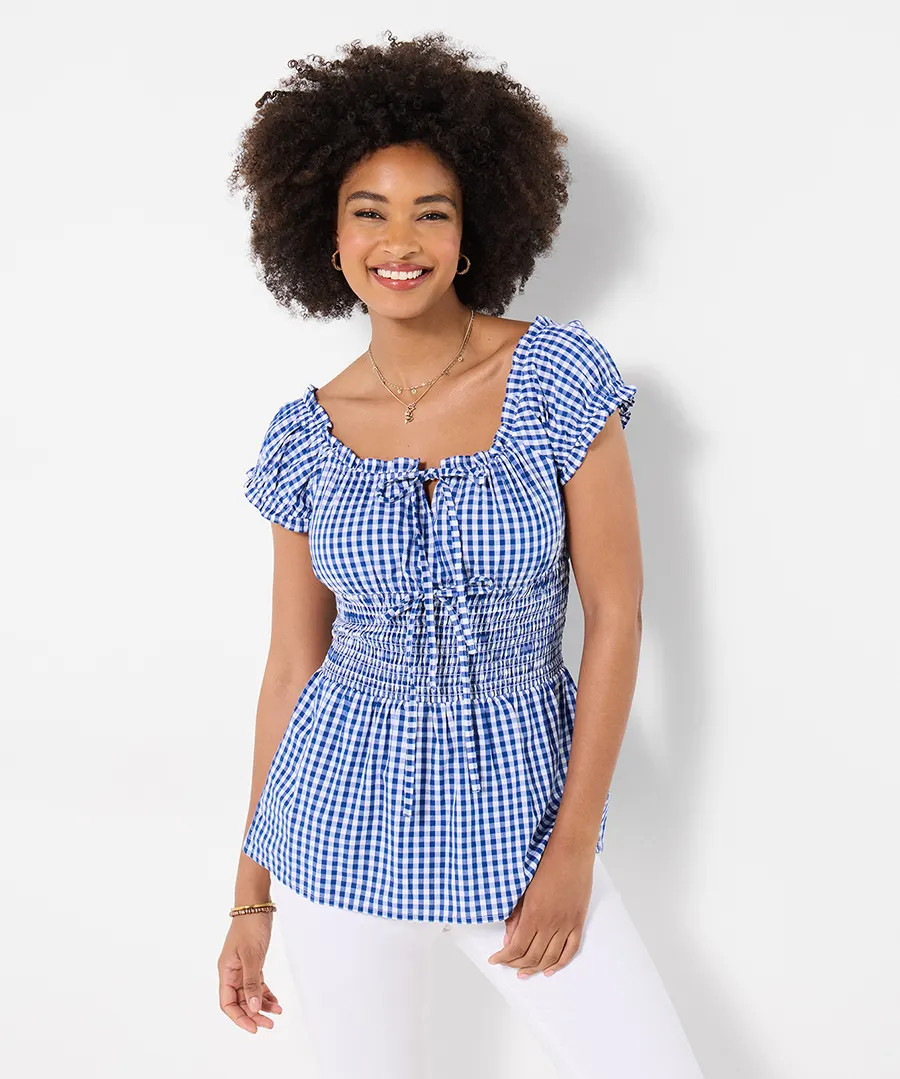 Jolene Gingham Top | Joe Browns