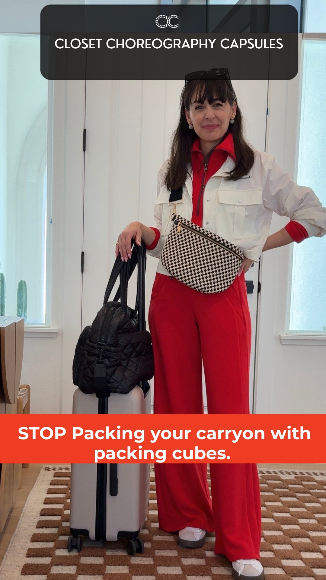Do you suffer from severe packing anxiety? Two weeks in Italy, one carryon, over 100 outfits, no packing cubes, no wrinkles, no boring outfits. This is Sudoku on Steroids and my Trademark Capsule Wardrobe Formula with more than one Outfit Multiplier so your outfit options keep climbing. Shop the luggage, the cheat sheets, and the full packing guide at the link. Save this and send it to your travel bestie.

https://closetchoreography.com/how-to-pack-for-europe-in-a-carryon-184-outfits-no-packing-cubes-no-wrinkles/