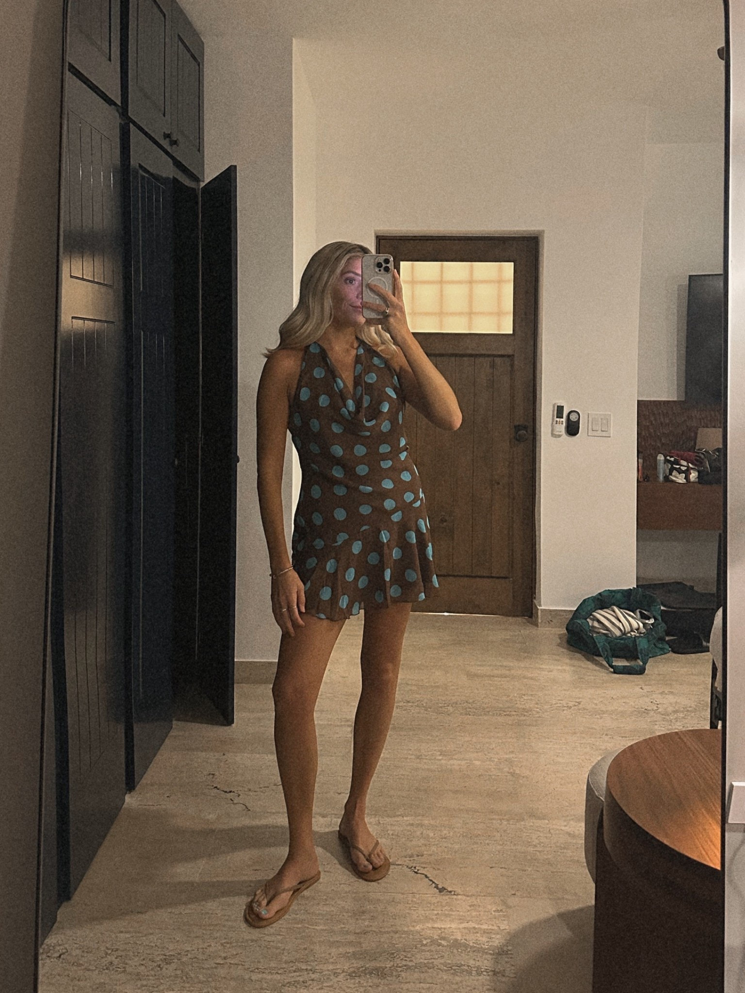 brown and blue sundress / princess Polly / summer dresses / fall dresses 
