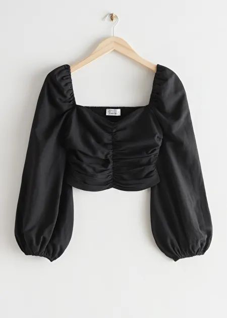 Cropped Puff Sleeve Top | & Other Stories (EU + UK)