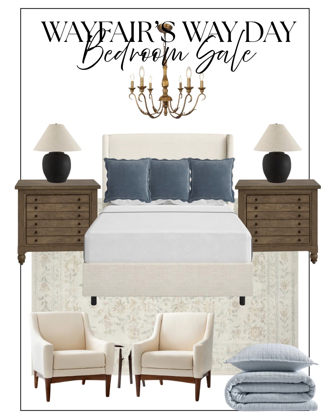 WAYFAIRS Way Day Event ends soon!! Shop this bedroom while items are still in stock!

#wayday #ltkhome #ltkxwayday #bedroom #ltkunder250 #rug #bed #nightstand #bedding

#LTKcanada #LTKsale #LTKcasa