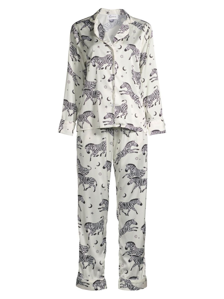 Rio Two-Piece Satin Pajama Set | Saks Fifth Avenue