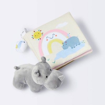 Baby Soft Book and Plush Rhino - Cloud Island™ | Target