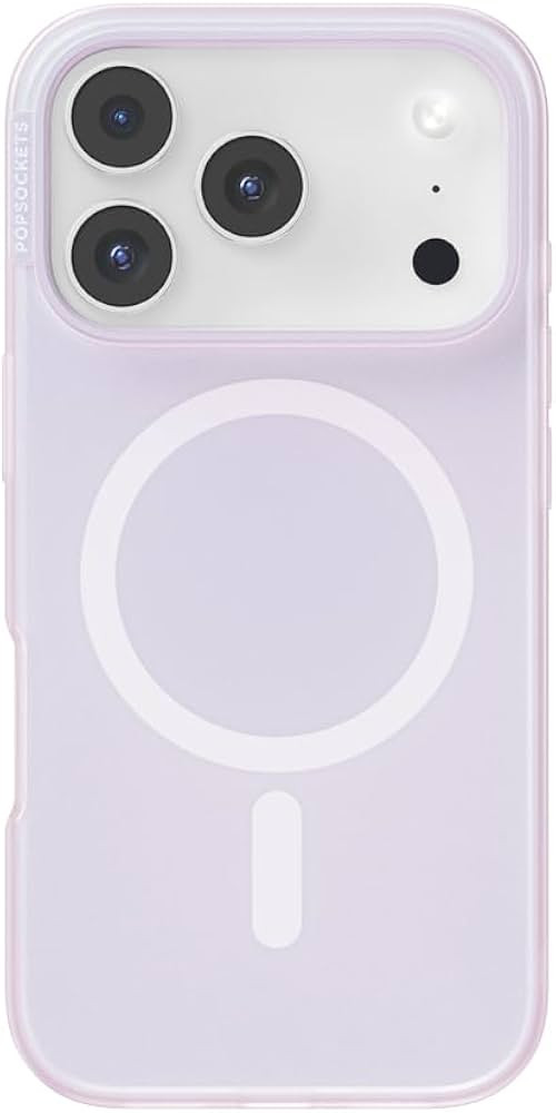 PopSockets iPhone 17 Pro Phone Case with MagSafe, Wireless Charging Compatible, White - Opalescen... | Amazon (US)