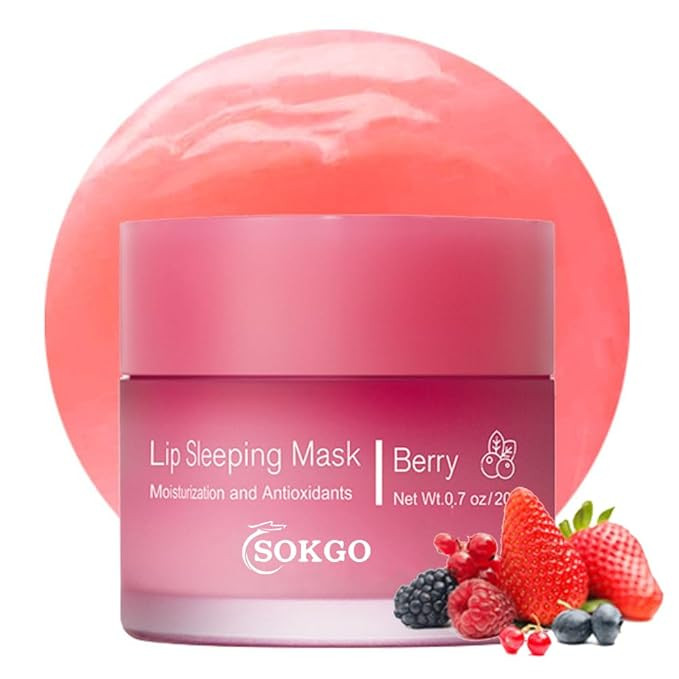Sleeping lip mask, Nourish & Hydrate Lip Mask With Vitamin C, Antioxidants, Lip Balm, Lip Skin Ca... | Amazon (US)