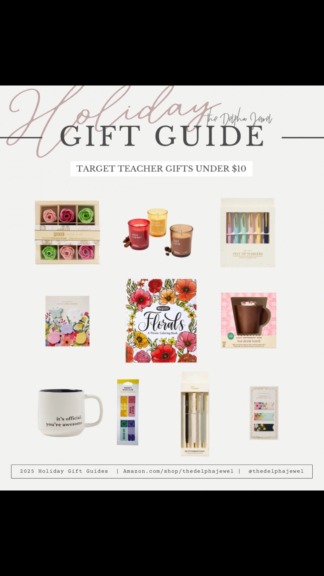 Target holiday gift ideas for teacher, under $10! 

Affordable gifts, target gifts, teacher gifts 

#LTKFindsUnder50 #LTKGiftGuide #LTKHoliday