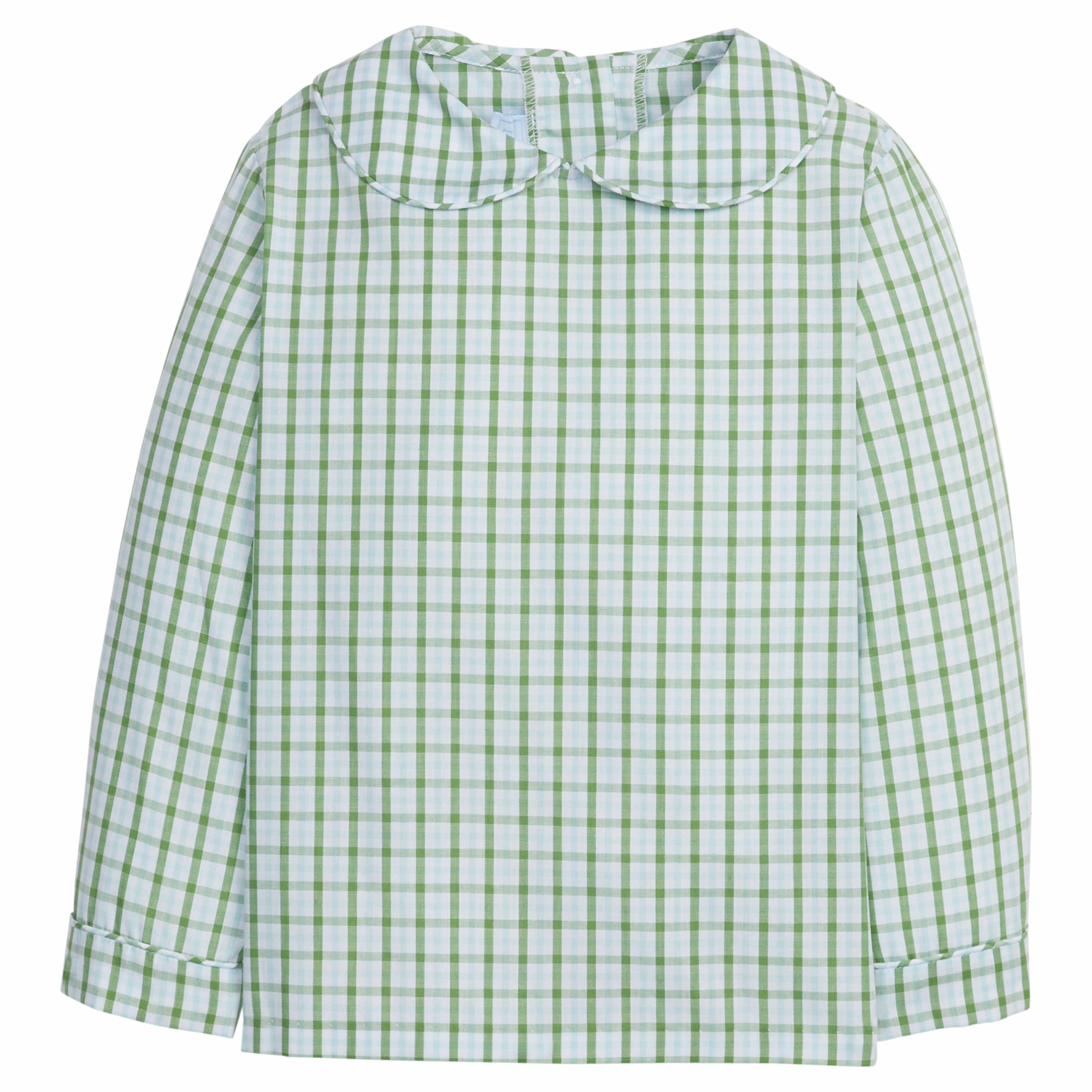 Peter Pan Shirt - Leland Plaid | Little English