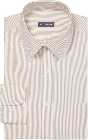 Van Heusen Men's Dress Shirt Regular Fit Pinpoint Stripe | Amazon (CA)