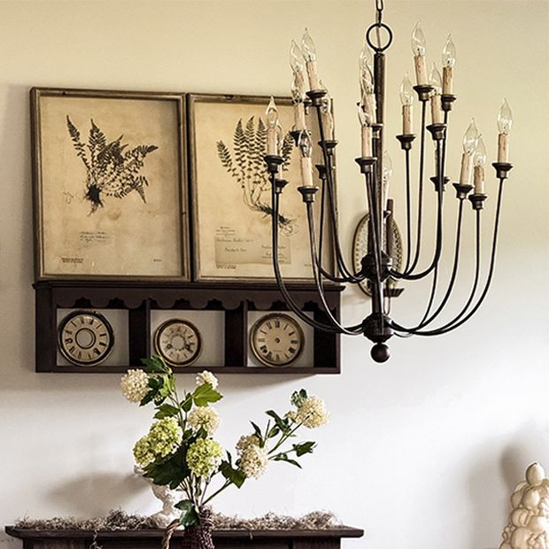 Candle Style Chandelier | Antique Farm House