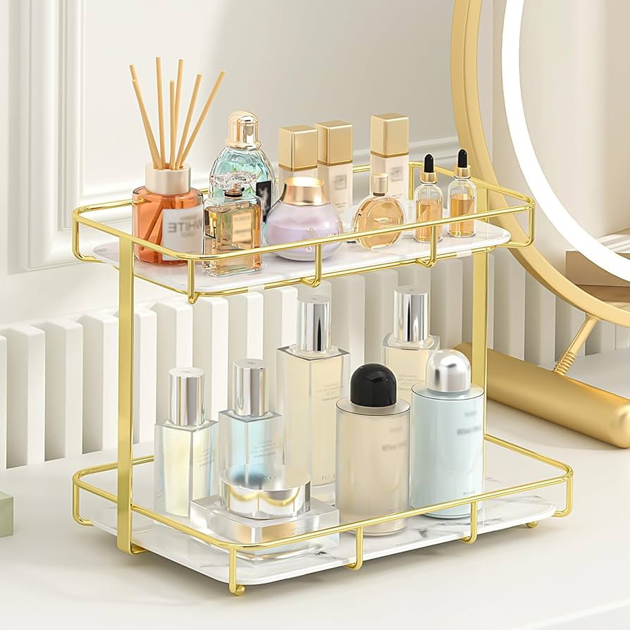 Dobbyby Kosmetik Organizer Keramik, Make up Organizer Badezimmer Organizer Schminktisch Gewürzre... | Amazon (DE)