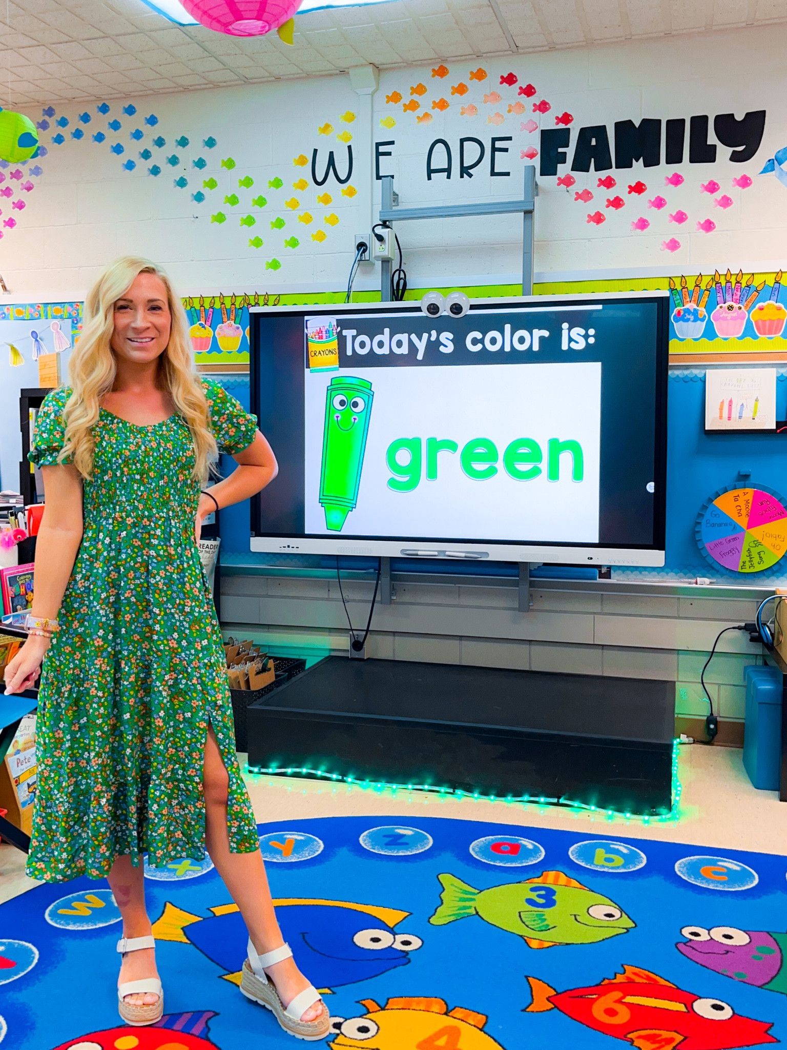 Teacher. Teacher look. Teacher outfit. Teacher ootd. Teacher look book. Teacher fall. Green. Amazon dress. Midi dress. Green dress. Amazon teacher. Back to school. 

#LTKBacktoSchool #LTKSeasonal #LTKworkwear