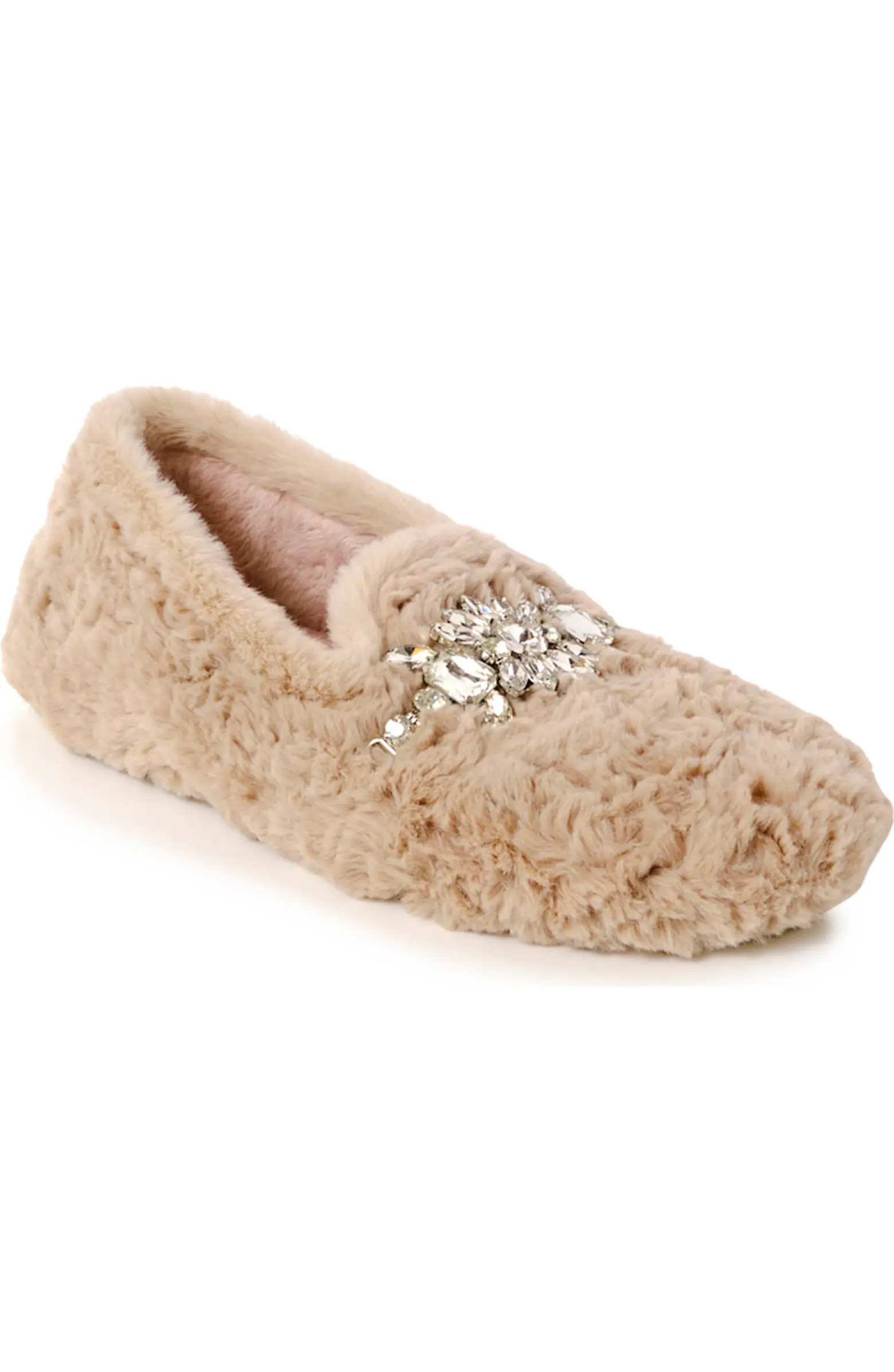 Slumber Party Faux Fur Loafer Slipper (Women) | Nordstrom